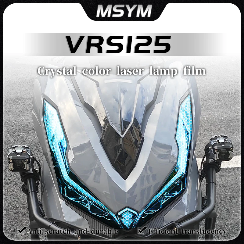 

For DAYANG VRS125 Vrs 125 vrs125 Headlight protective film honeycomb laser sticker smoked black tail light film accessories
