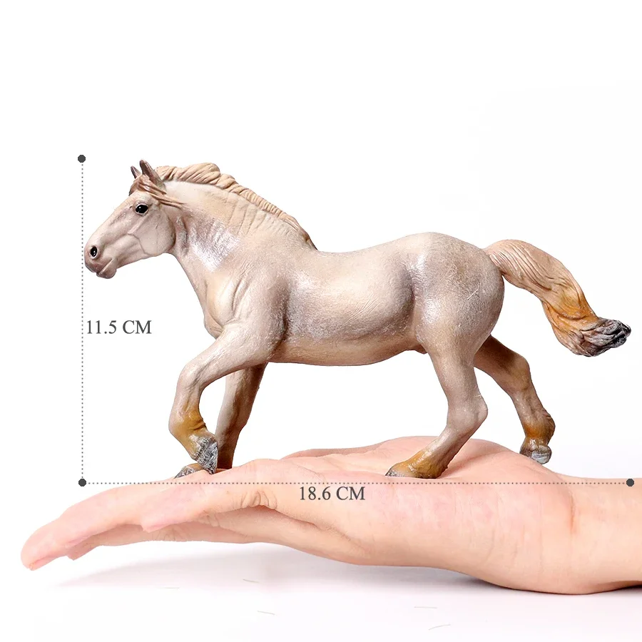 Simulation Farm Animal Toys Horse Figurines Pony Models Sand Table Action Figure Toy Animals Figures Cute Educational Kids Gifts