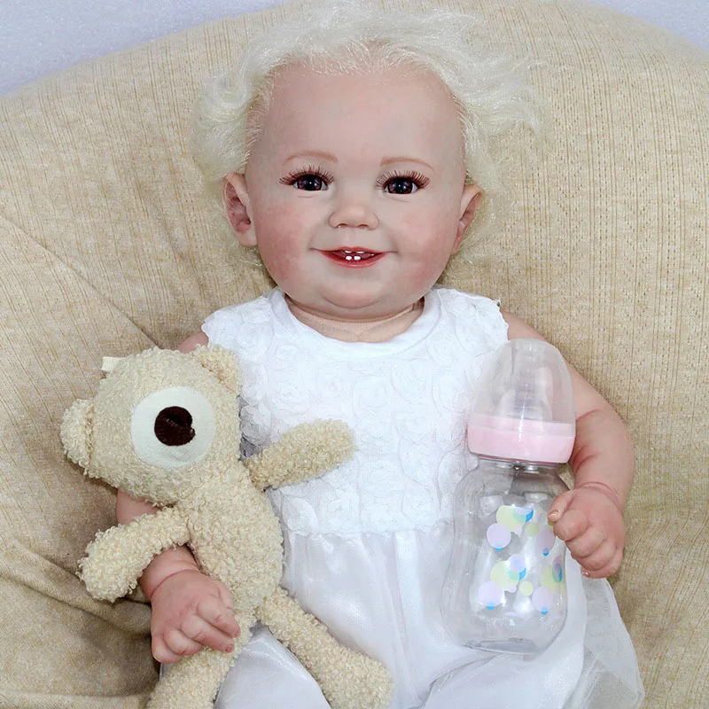 

50CM Reborn Doll Premie Baby High Quality Genesis Hand Painted Doll with Visible Veins Collectible Art Doll 3D Skin