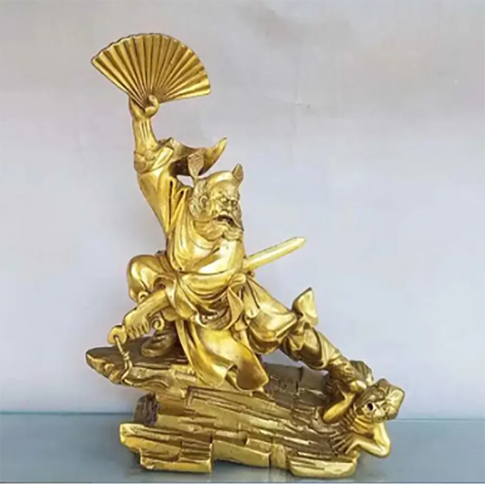 

Copper Statue Wholesale of pure copper, Zhongkui, catching ghosts, home furnishings, brass crafts, Tianshi, Zhongkui, fengshui,