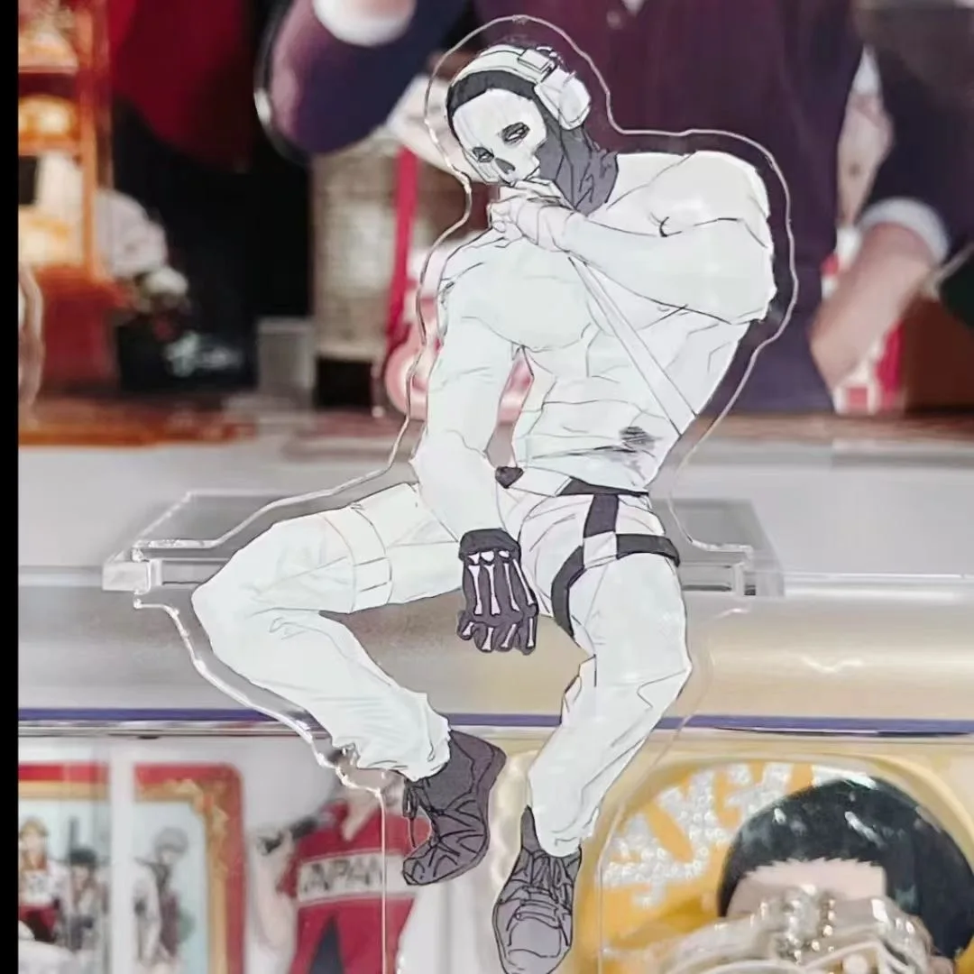 헤드폰 해골 손 코스프레 플라크는 조금 시원하고 절묘하며 아크릴 만화 맞춤형 장식 기장입니다.