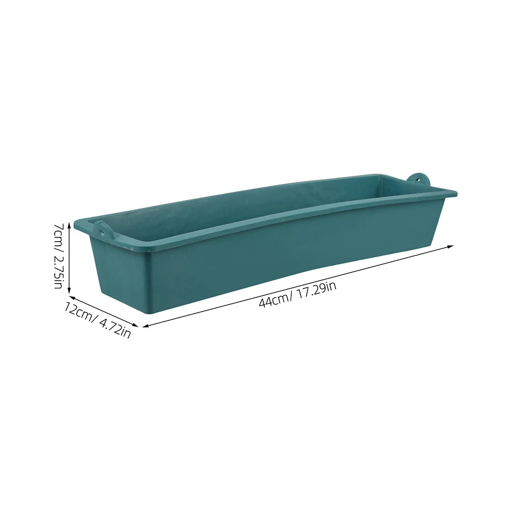 2Pcs Livestock Food Feeder Plastic Farm Feeding Trough for Chicken Duck Goose Cattle Sheep Large Capacity Poultry Feeder - Image 2