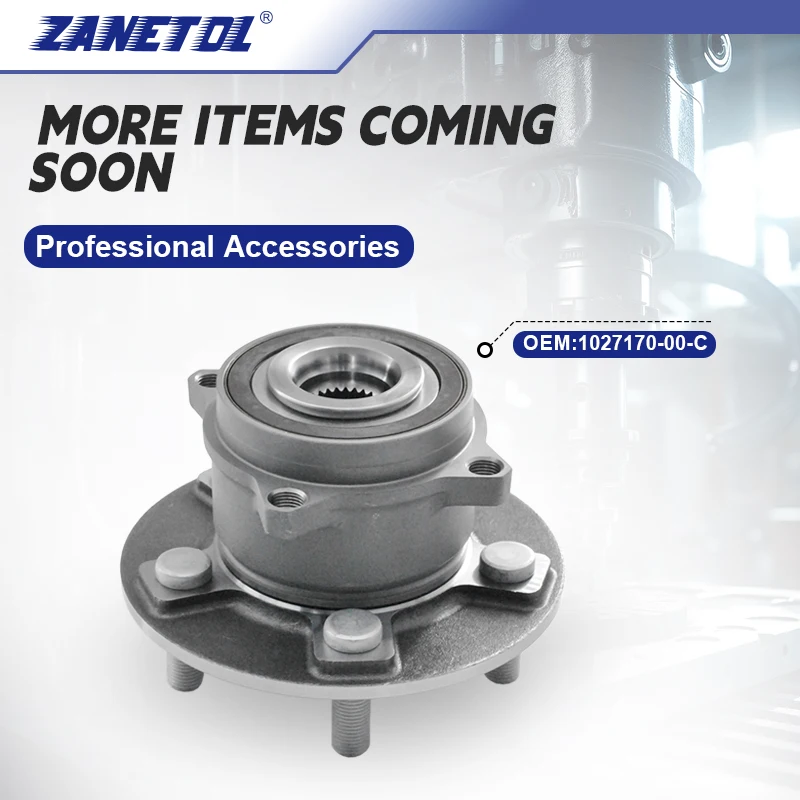 

ZANETOL Wheel Bearing & Hub Model Cars Accessories System for TESLA S 2021~2024 TESLA X 2021~2024 1027170-00-C 102717000C 512692