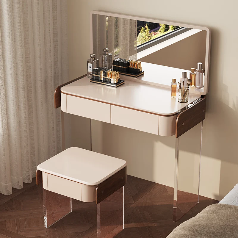 Comò minimalista italiano in legno massello moderno semplice piccolo appartamento camera da letto principale luce lusso alto senso