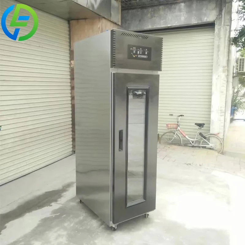 Customized Commercial Baking Croissant Dough Proofer 18 Trays Pizza Dough Retarder Proofer Machine Small Single Door