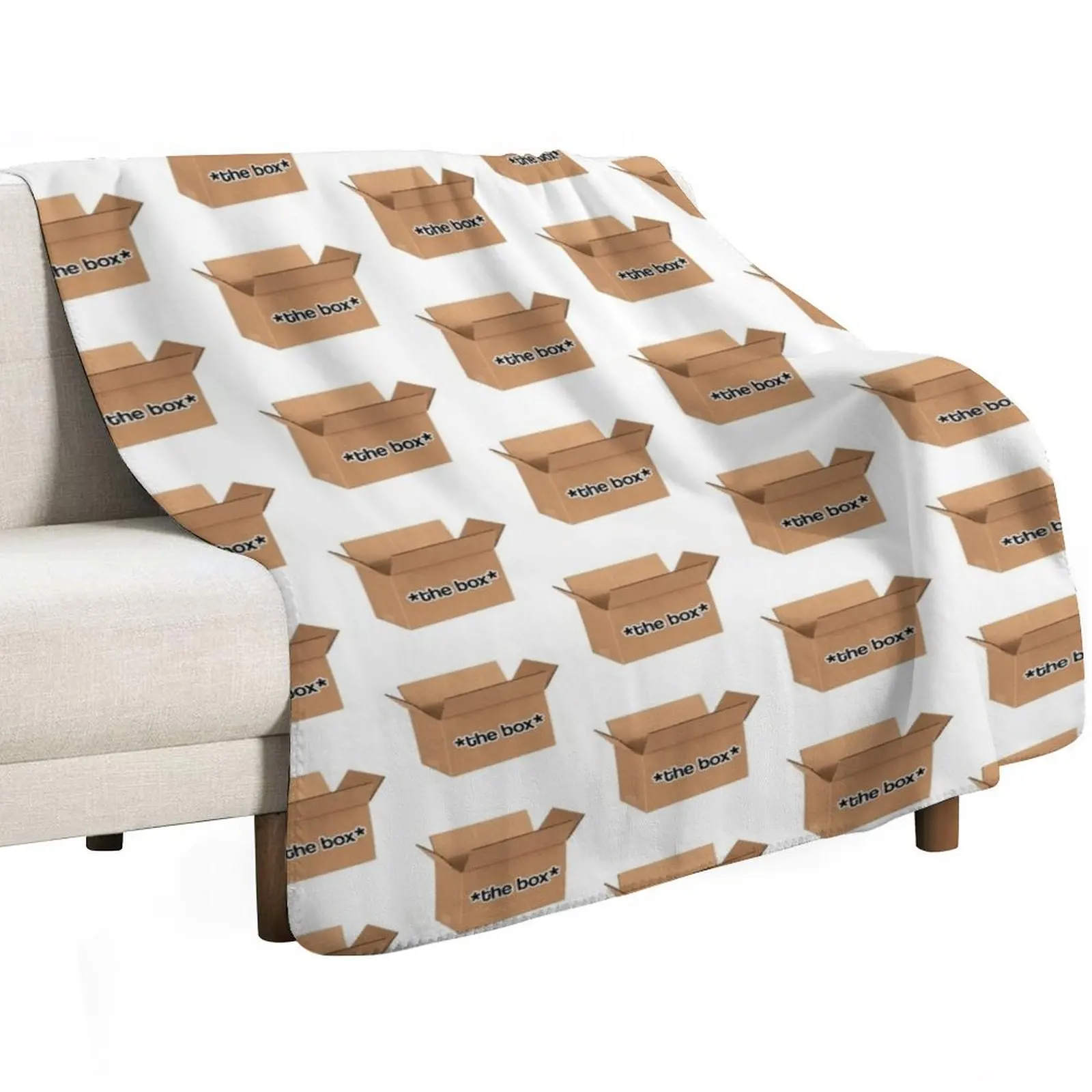 the box Throw Blanket Soft Plush Plaid Plaid Picnic Kid'S Fashion Sofas Thin Blankets