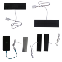 Mini Solar Panel Solar Charger Portable Battery Mobile Phone Charging Bank Charging Panel for RV Camping Phone Battery Charger