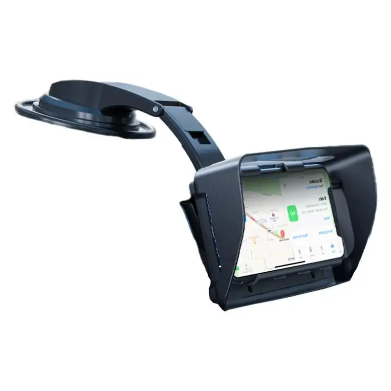 Suction Fixation Phone Holder Dashboard Car Clip Mount GPS Bracket Sucker Cup Car Mobile Phone Support  Sunshade Phone Mount