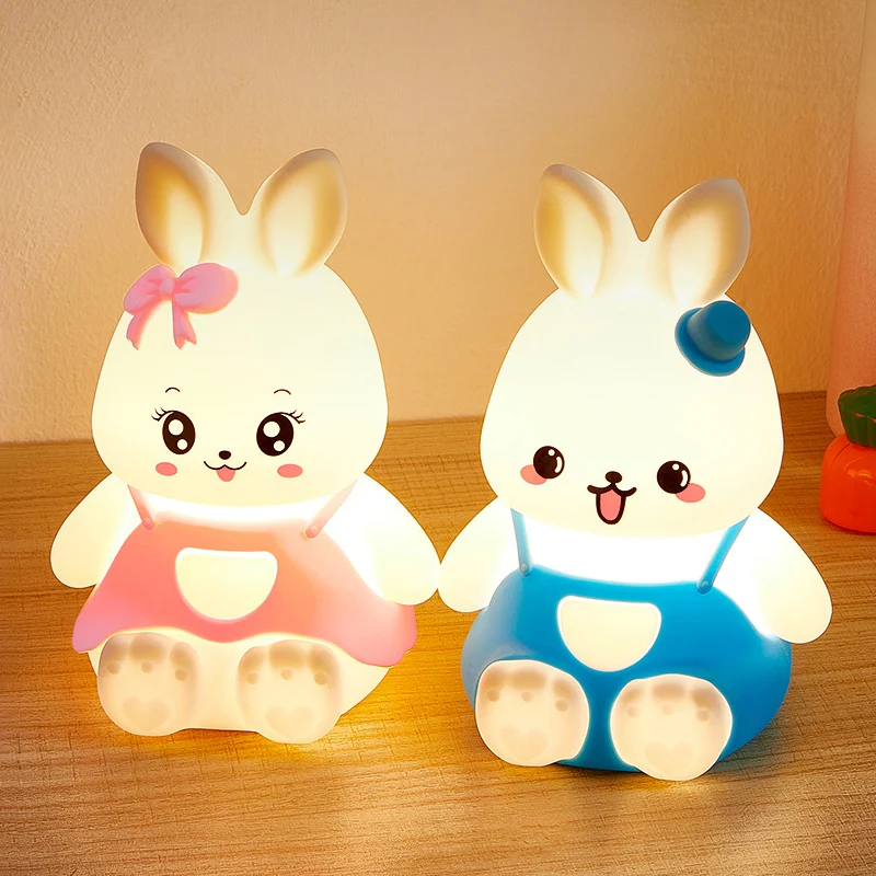 Night Lights for Girls Bedroom, Cute Silicone Kids Lamps, Rechargeable LED Night Lamp, Squishy Kawaii  for Baby Nursery Children