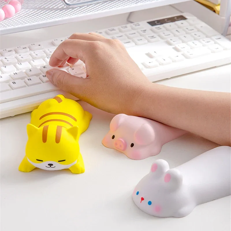 

Cute Wrist Rest Support for Mouse Decompression Mouse Pad Wrists Pads for Desk Ergonomic Kawaii Office Supplies Slow Rising Toy