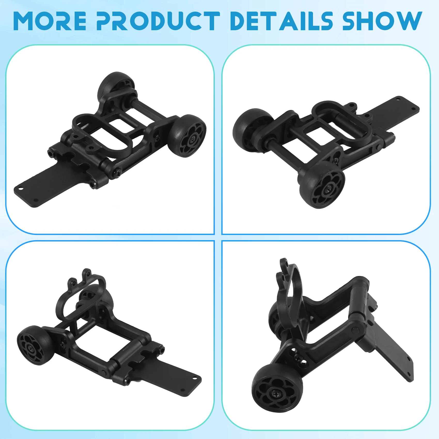 ABJL-Wheelie Bar For HBX 16889 16889A 16890 16890A SG 1601 SG 1602 SG1601 SG1602 RC Car Parts Accessories