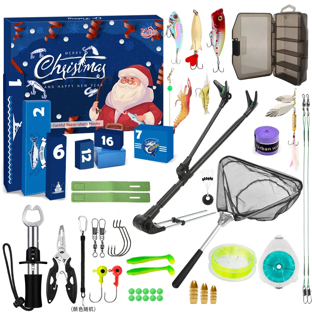 

Набор рыболовных снастей из 24 предметов для рыбалки на открытом воздухе