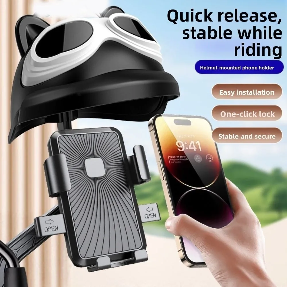 

With Sun Visor Motorcycle Mobile Phone Holder Waterproof Rainproof Navigation Phone Holder Shock Resistant Anti Vibration