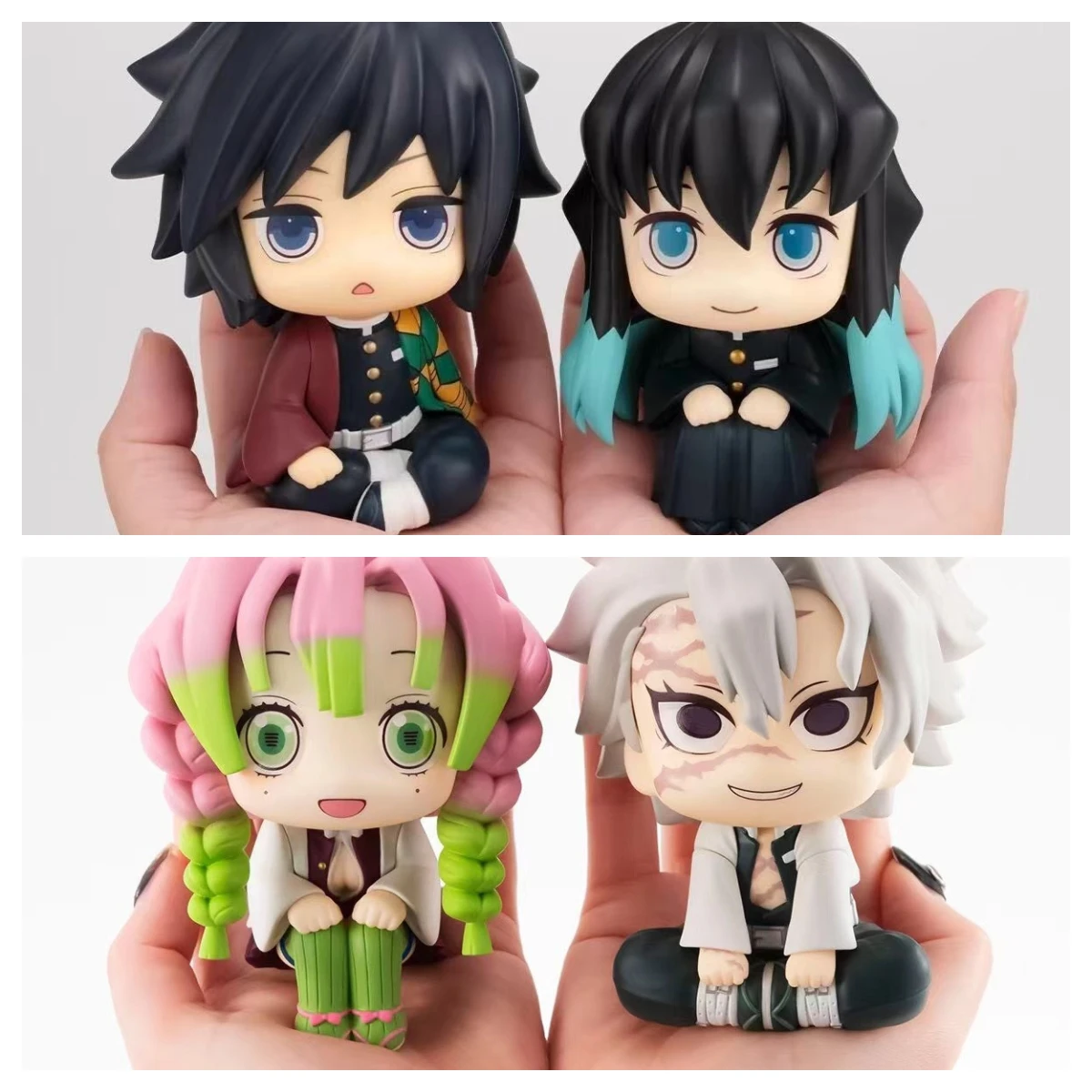 Japan Anime Demon Slayer LK Mitsuri Kanroji Sanemi Shinazugawa Giyuu Tomioka Muichiro Tokito Figure Toys 10cm view 2