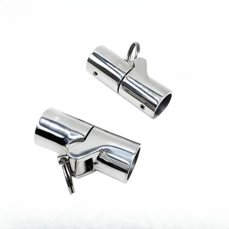1PC 22/25/30/32mm Marine Stainless Steel Folding Swivel Coupling Tube Pipe Connector