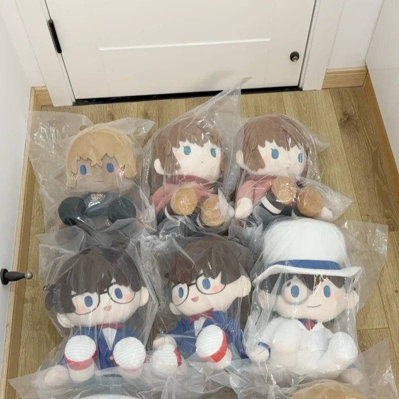 BANDIA Detective Conan Kaito Kid Ai Haibara Kudo Shinichi Plush Toys Collectible Stuffed Animal Soft Toy for Fans