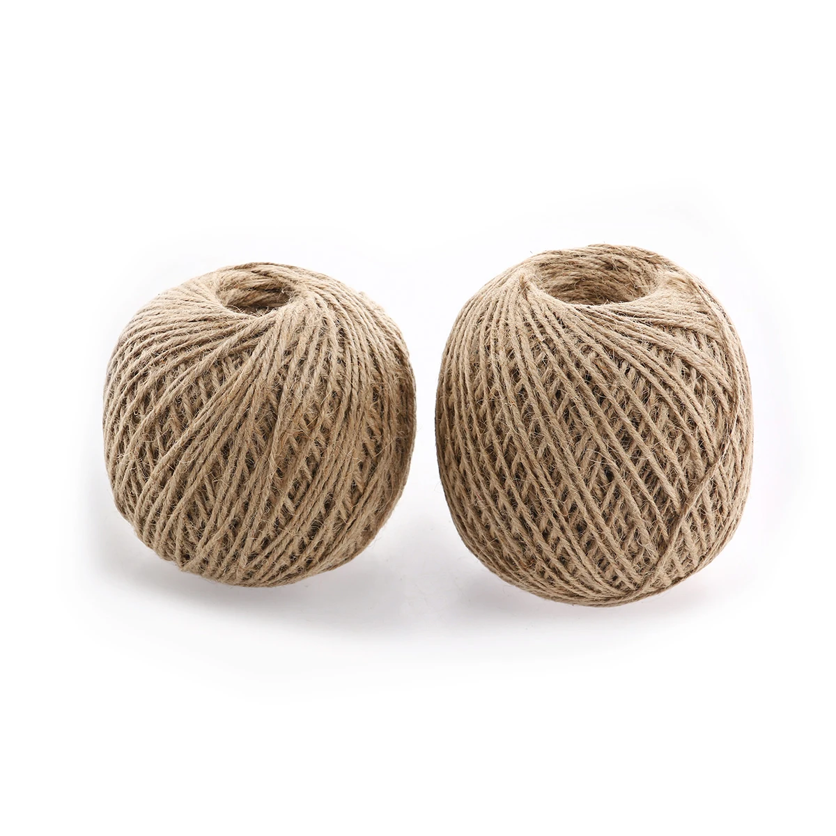 

2 Rolls 2mm Natural Sisal Jute Twines Brown for Gift Natural Jute Twine Box Gardening Photo DIY Craft Hardware Accessories