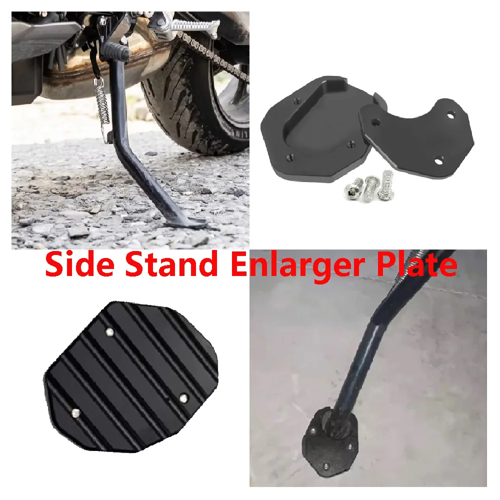 Fits for Triumph Tiger 660 Sport ABS TIGER660 2022 2023 2024 Motorcycle Side Stand Base Extender Enlarge Extension Widener