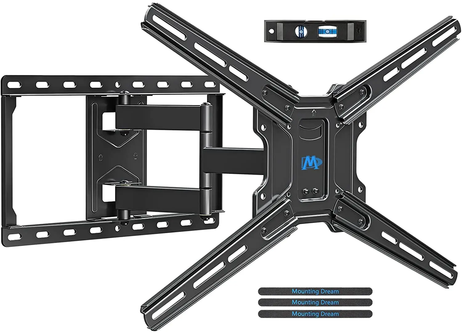 Wall Mount Swivel and Tilt, T-Bracket with Articulating Arm Made/Sold