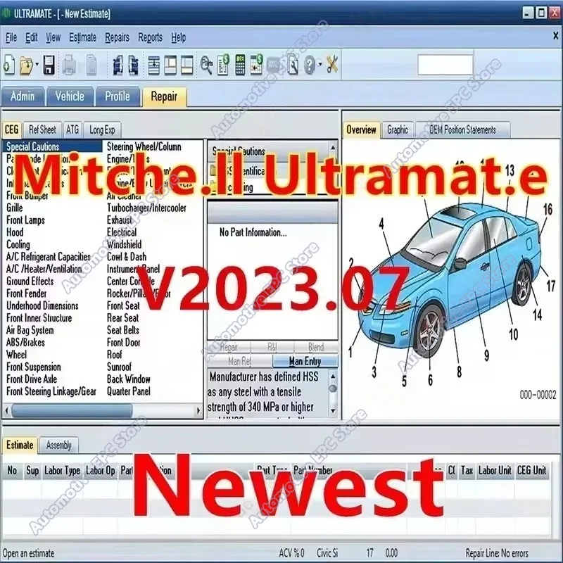 New alldata 10.53 Car Software mitchell ultramate 2023.07 auto repair alldata software All data car software withWiring diagram
