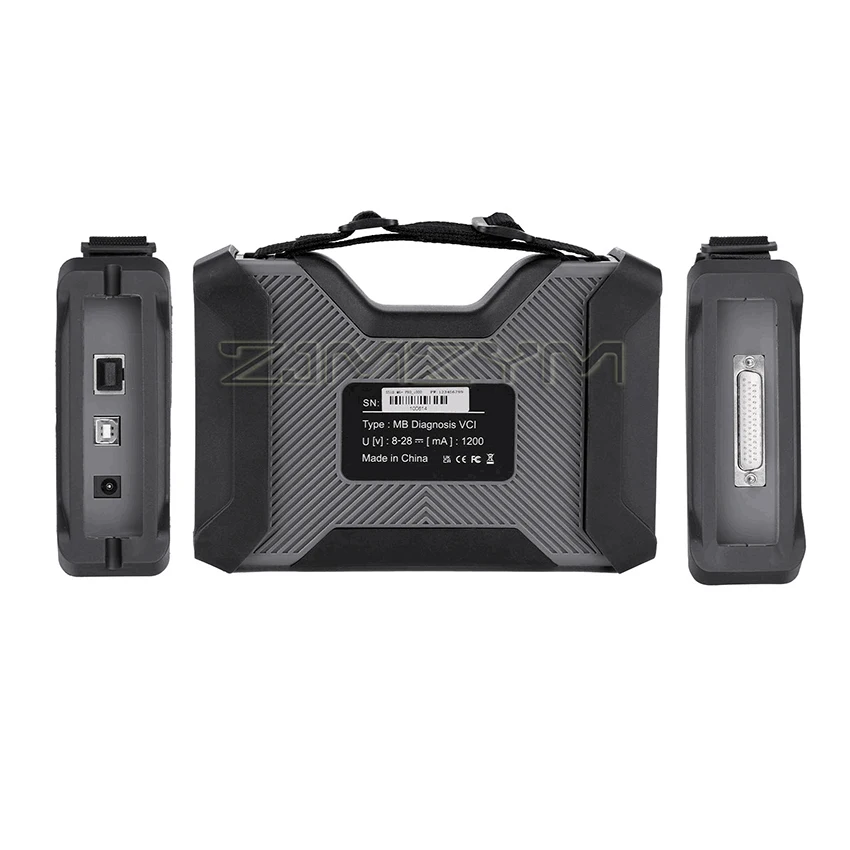 سوبر MB PRO M6 + Pro مجموعة أدوات التشخيص لشاحنات بنز محول التكوين الكامل كابلات الاختبار تشخيص المحرك الثقيل