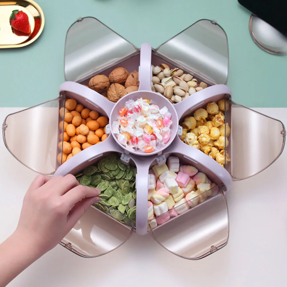 

Multifunctional Fruit Plate Food Storage Container Practical Design Compact Lightweight Easy Carry Transparent Cover