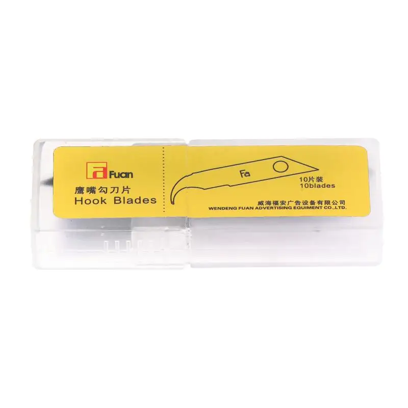 1Box Acrylic Hook Knife Blade: Craft Knife Olecranon Blade Head Cutting Tool Channel Letter Making