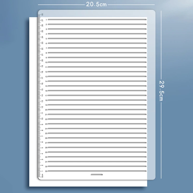 Transparent Ruler Template For Writing Straight Lines Transparent Ruler Writing Tool Geometric Template