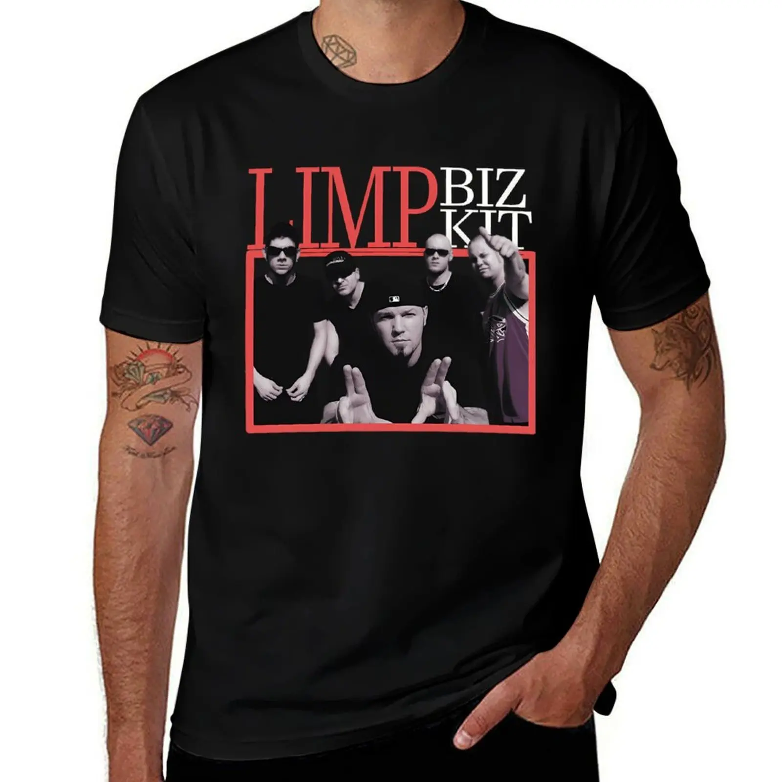 

Limp Bizkit T-Shirt t shirts for man pack cotton essential t shirt T-Shirt