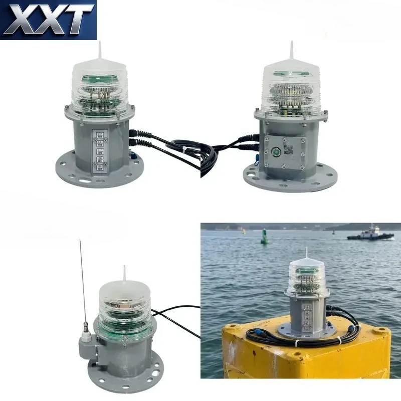 XXT IP68 Waterproof Marine Navigation Lantern, GPS Sync Supported, 256 IALA Flash Modes for Harbor, Channel and Offshore Use