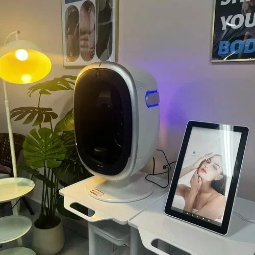 Analisador de pele portátil AI inteligente para detecção e análise de pele facial