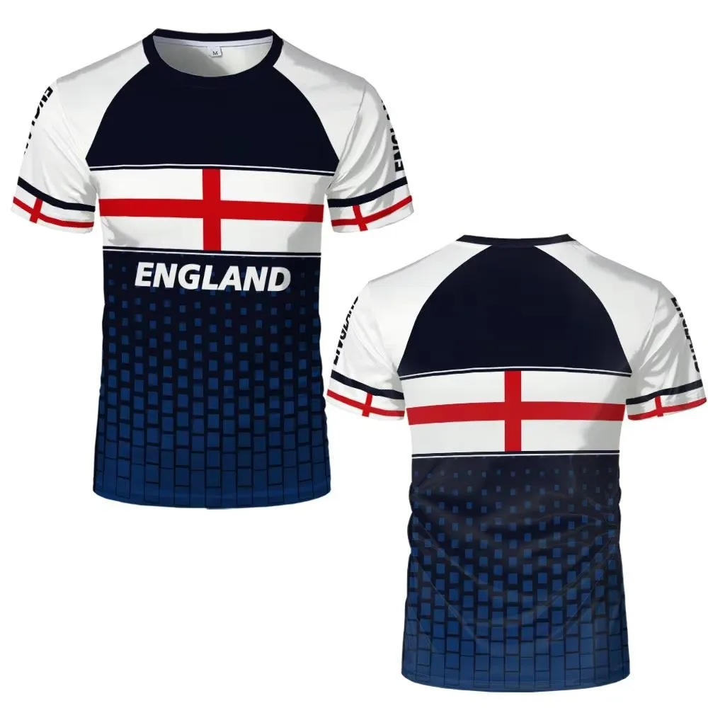 2026 New England Flag Jersey, crew neck, short sleeves, breathable and quick-drying fabric, unisex sportswear.