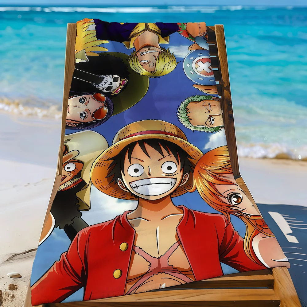 O-ONE P-PIECE Anime Towel Quick Drying Beach Towels Are Suitable For Swimming Pools Camping Yoga And The Gym