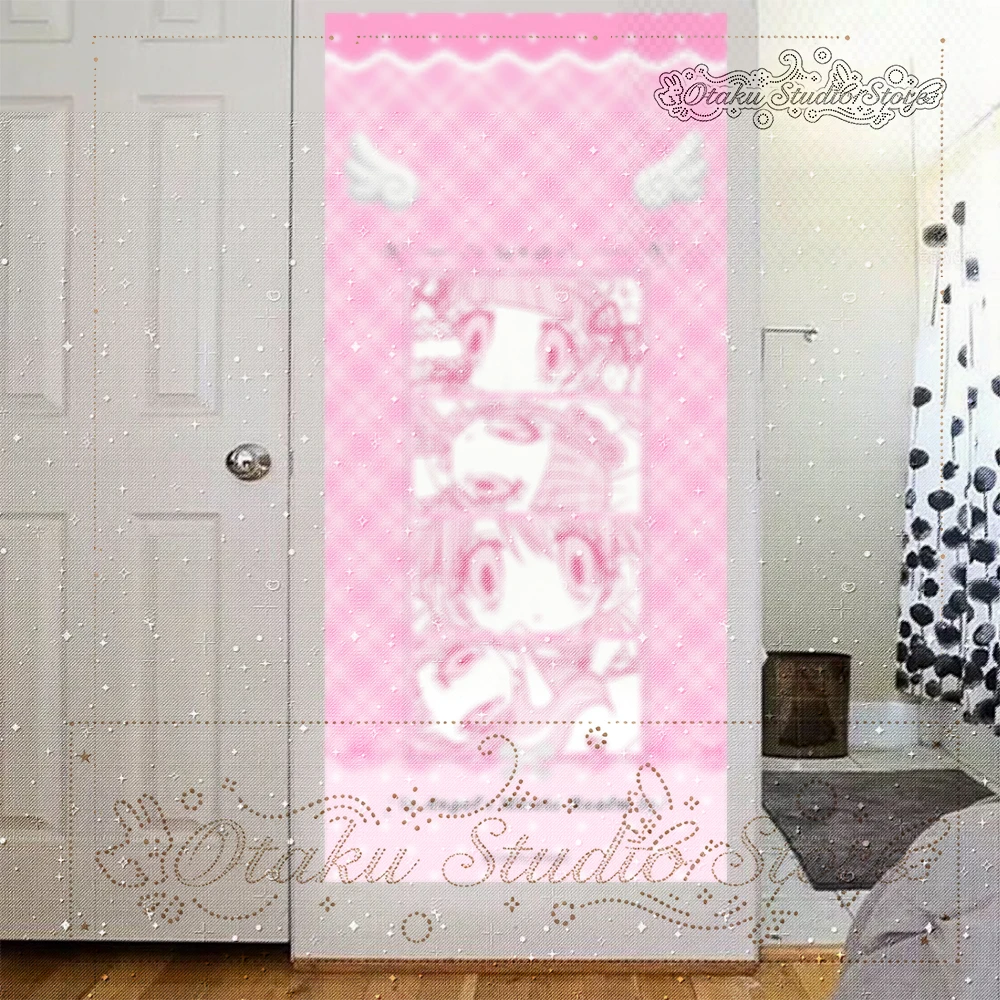 まったり Lazy Sweet Y2K Harajuku Aesthetic Wall Tapestry Anime Themed Dorm Door Decor Fabric Art