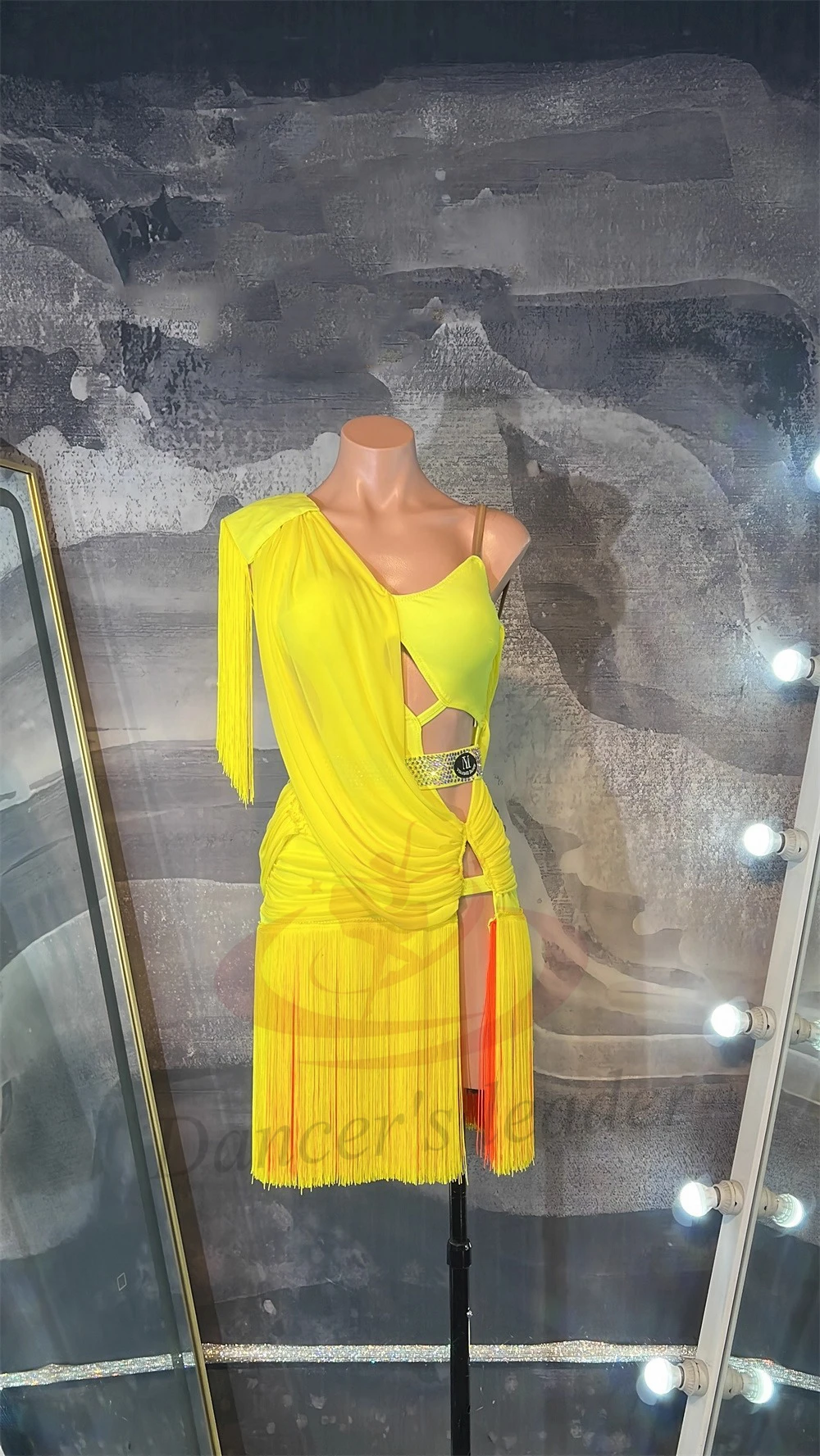 

Latin Dance Adult Children'S Dress High-End Custom Semi Hollow Design Precisely Tango Women'S Professional Clothing