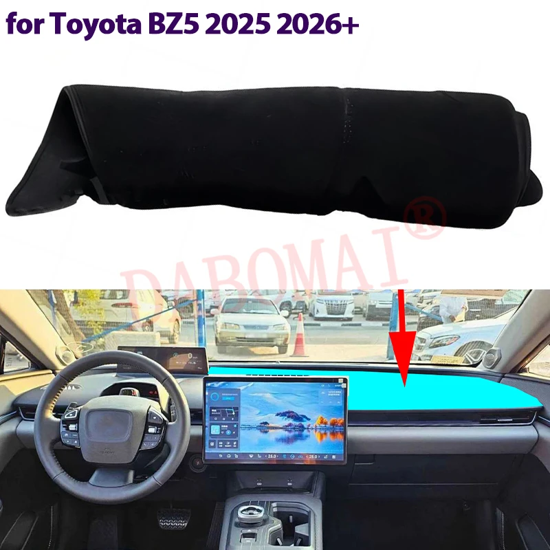 

Для Toyota BZ5 BZ3C EA11 2025 2026+ Защитный коврик на приборную панель, накидка-покрывало, аксессуары для автомобиля