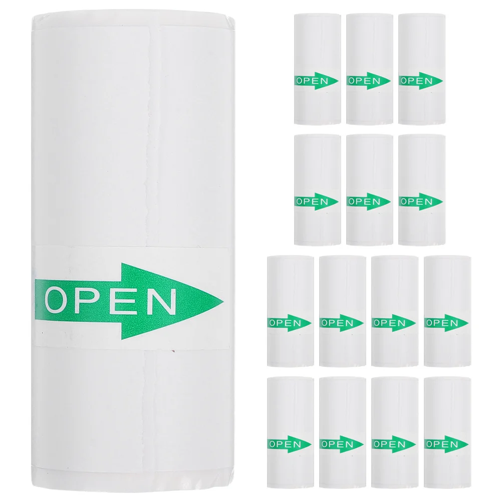 15Pcs Mini Thermal Printer Sticker Paper Adhesive Labels Printable for Mailing Address Name Tags Shipping Labels