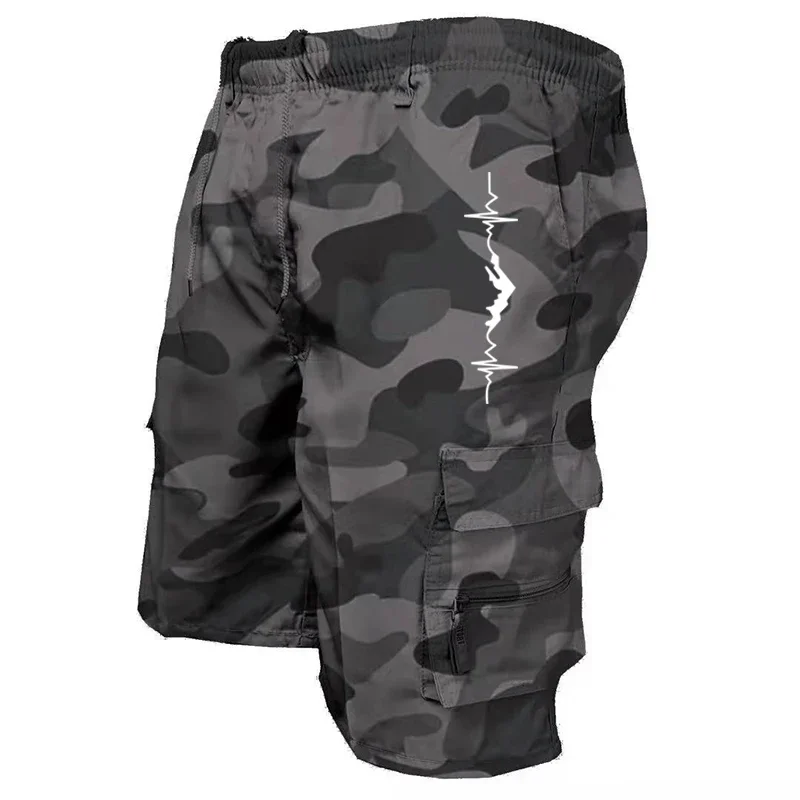 Short cargo multi-poches pour hommes, pantalon court d\'été confortable, mode décontractée, sports de plein air, nouveau, tendance