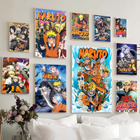 Anime N-Narutos Classic Vintage Vintage Posters Sticky Vintage Room Home Bar Cafe Decor Kawaii Room Decor