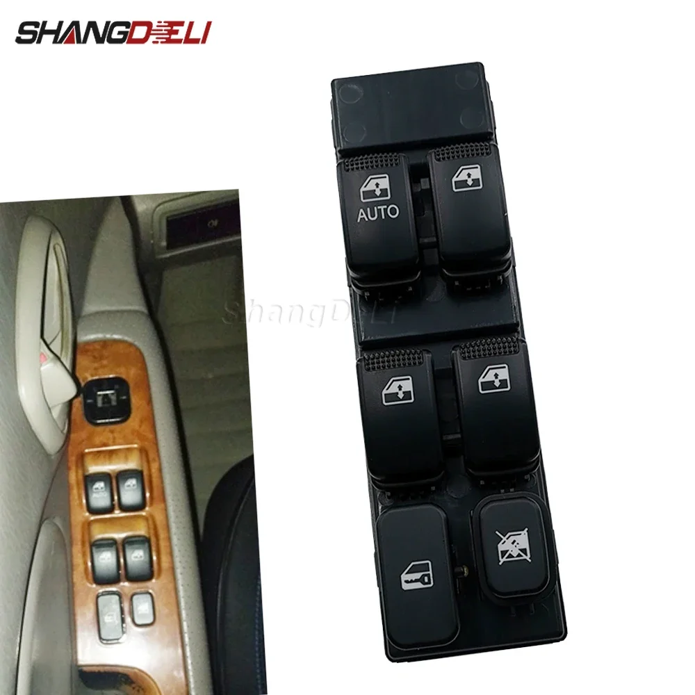 

New Power Window Control Switch Window Lifter Switch Button Front Left for Hyundai Sonata 2003 2004 93570-3D121 935703D121