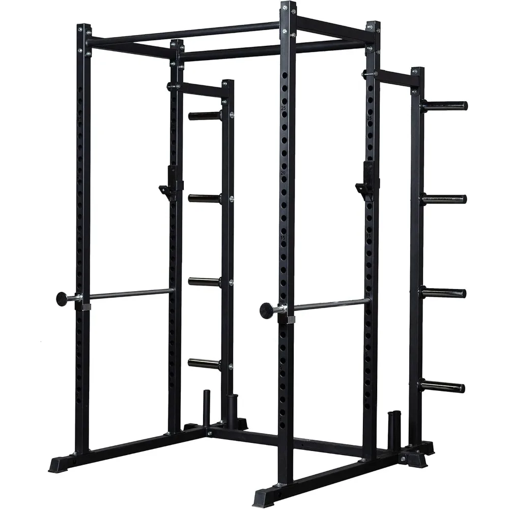 

Fitness Power Rack – PR-1000 – Dual Pullup Bars, Numbered Uprights, 1000 lb Rated, and Optional Upgrades