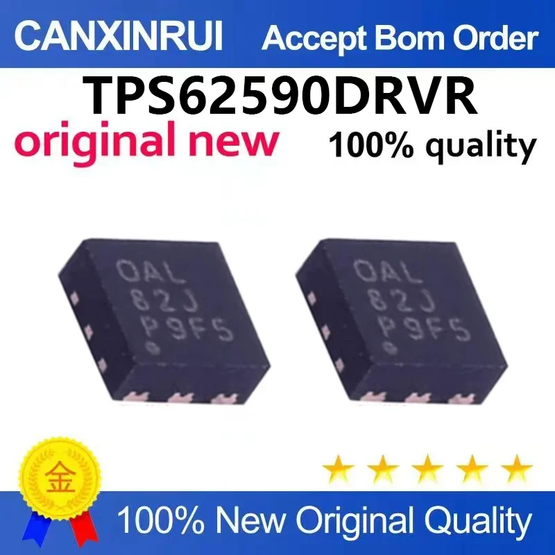 （5pcs-100pcs）Brand new original TPS62590DRVR silk screen OAL WSON-6 DC-DC power chip