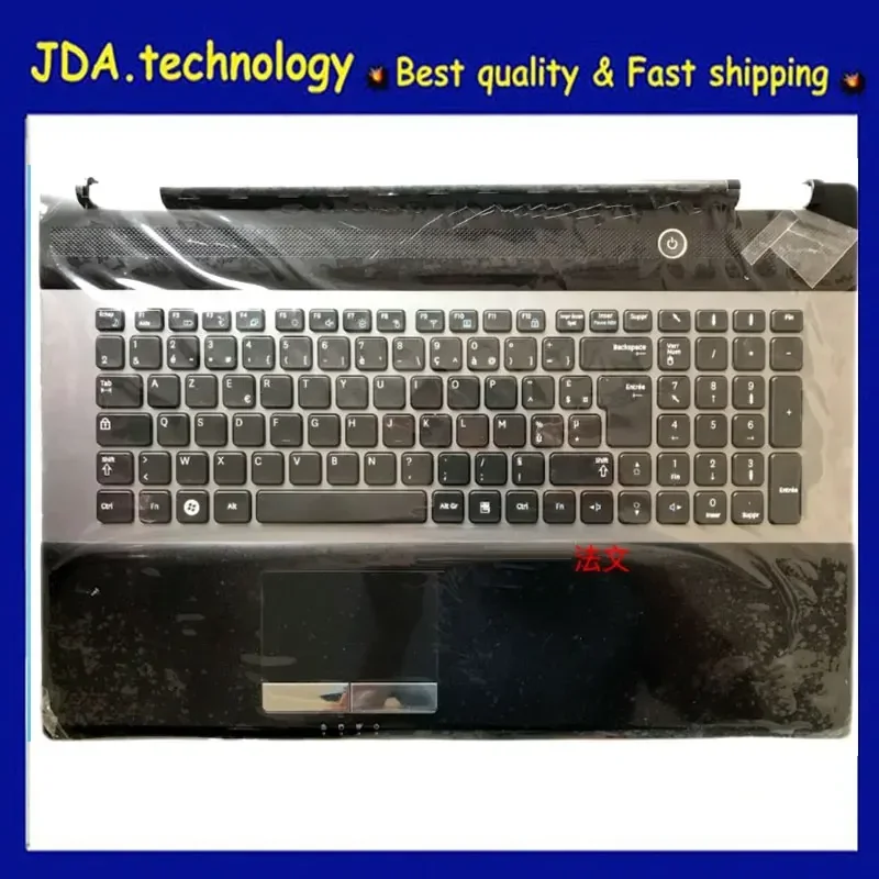 MEIARROW            New/Org For Samsung NP RF711 RF712 RF710 RC730 Palmrest French keyboard Upper cover with touchpad