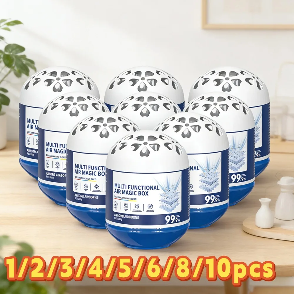 1-10pcs Multi Functional Air-Magic Box Dust Collector Home Cleaner Air Cleaner Natural Air Purifying Dust Collector Box