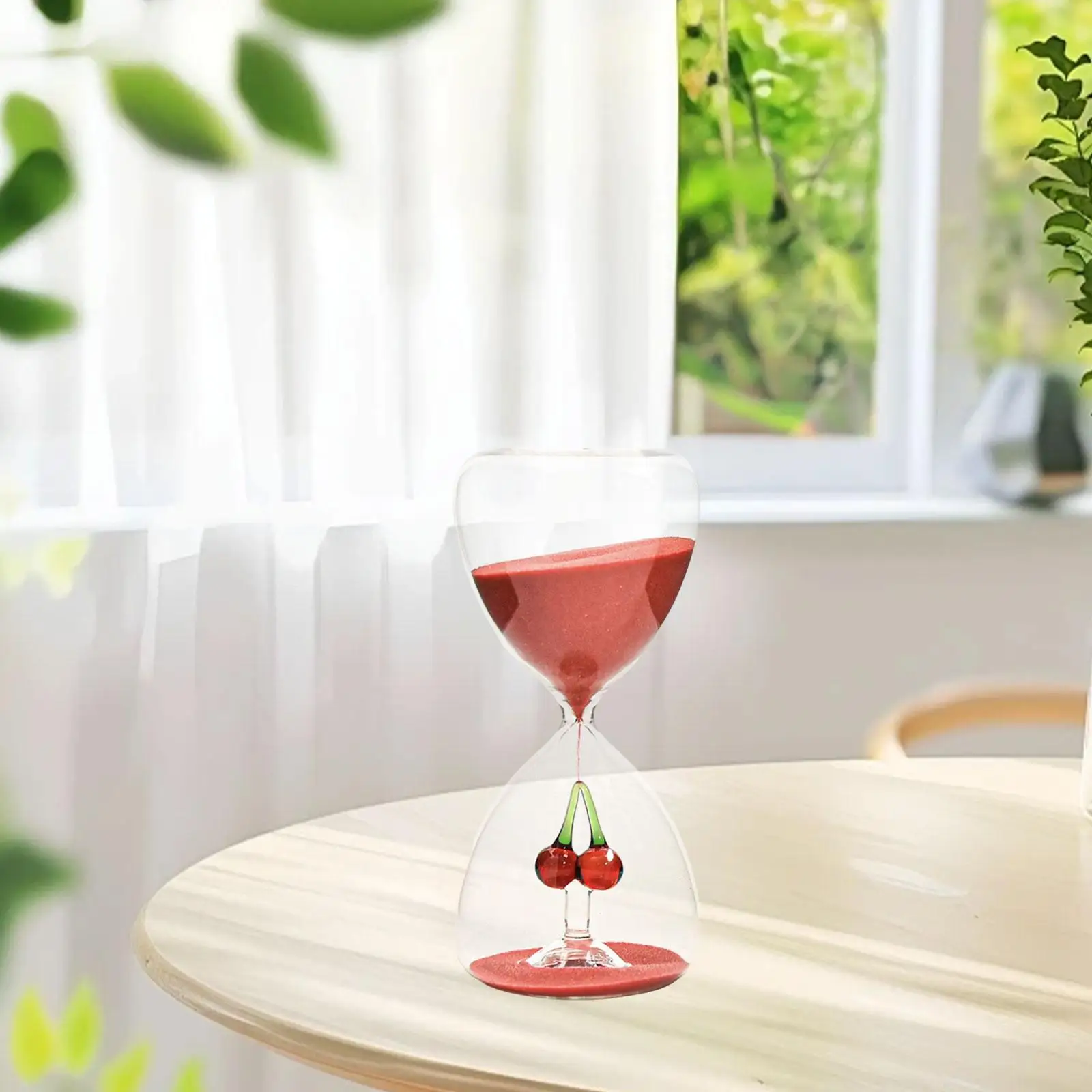 Christmas Hourglass Timer Hour Glass Ornament Household Decorative Sands Watch for Home Desk Adults Kids Living Room Decor