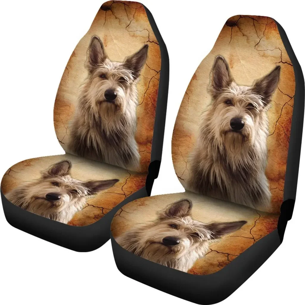 Berger Picard Print Car Seat Covers Set 2 Pc, Car Accessories Seat Cover