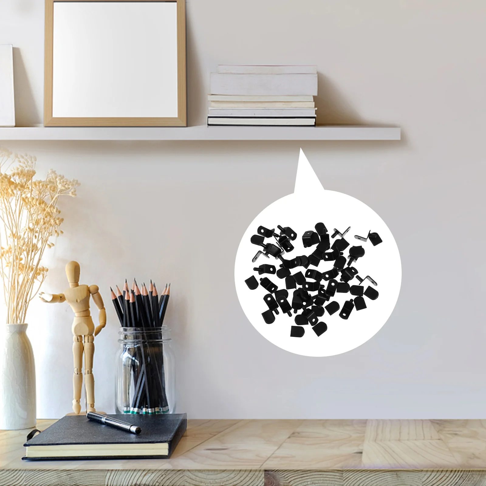 50 قطعة أوتاد دعم الرف على شكل حرف L قوي المطاط خزانة حديدية مقاطع الرف لرفوف الخشب خزانة عرض رف الكتب يدعم