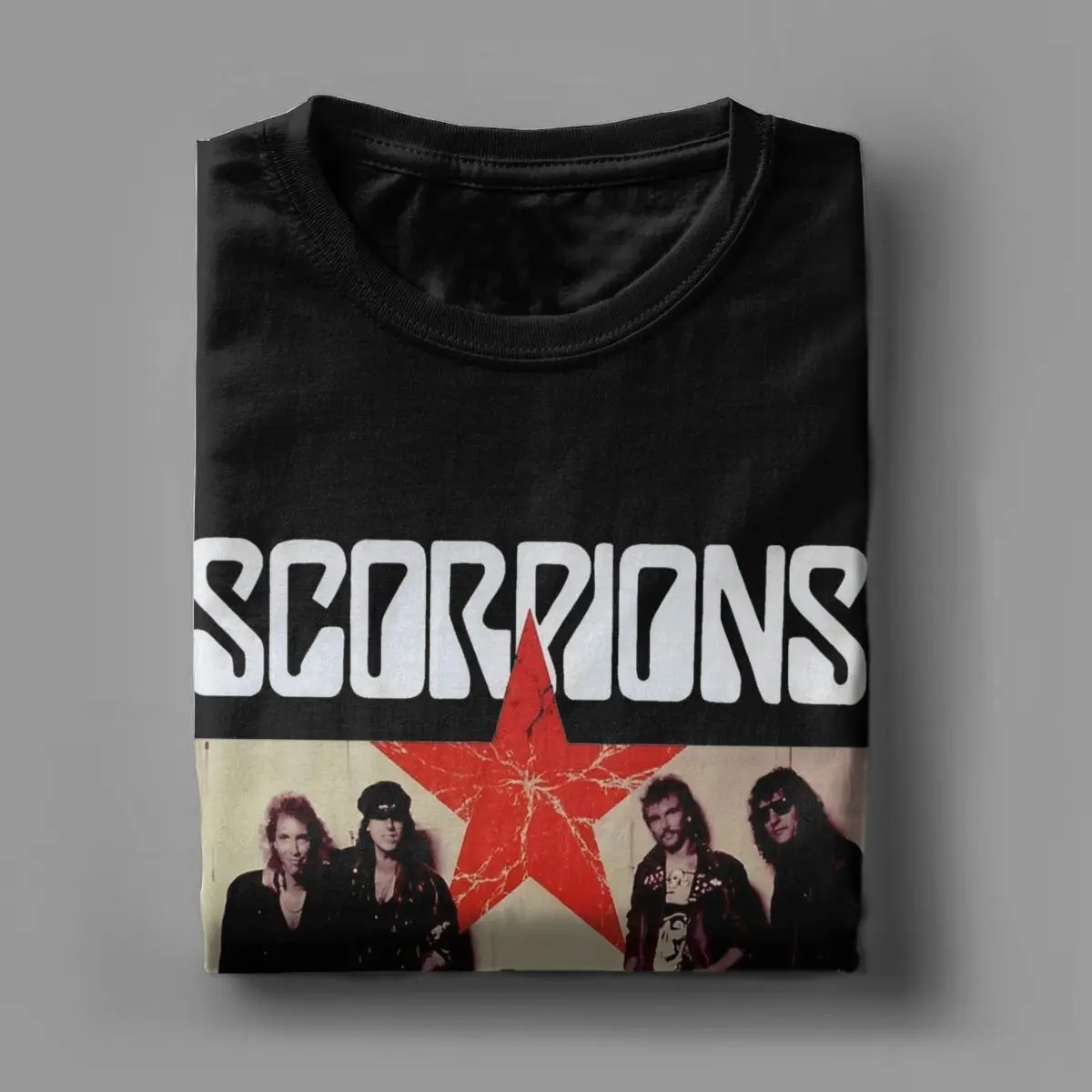 Men Women Wind Of Change Scorpions Rock Band Shirt Outfit Fashion Cotton T Shirt Top Tee Clothes Printed