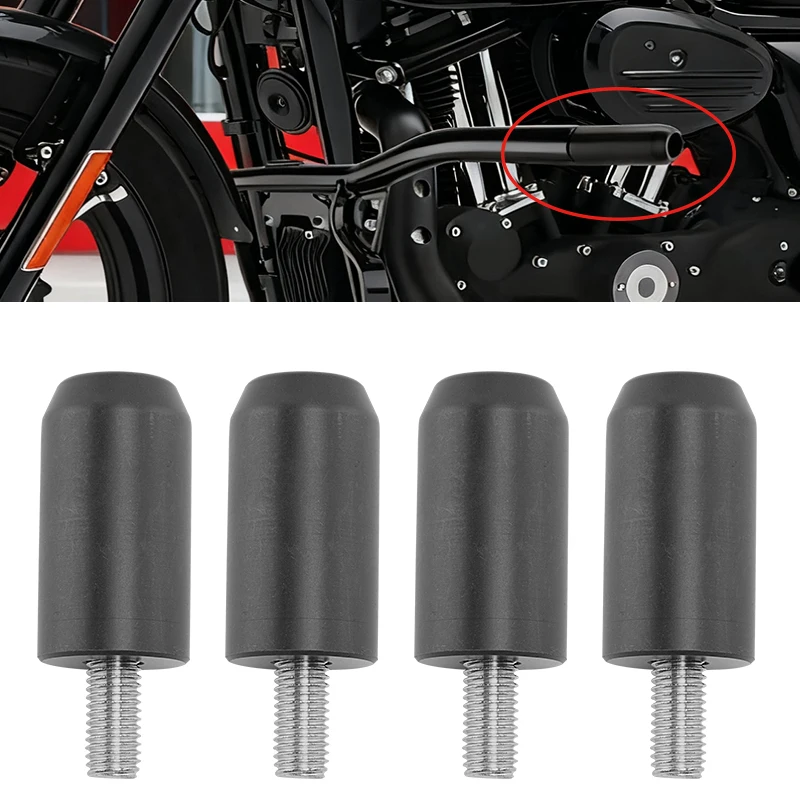 

Motorcycle Frame Sliders Crash Protectors For Harley Touring Softail Dyna Sportster Black Engine Guard Falling Protection