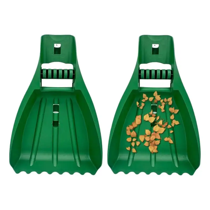 

Leaf Hands Grabber Scoops Scoop Hand Rake Leaf Grabber Ergonomic Gardening Tools Cleaning Supplies Scooper for Fast Lawn Grass